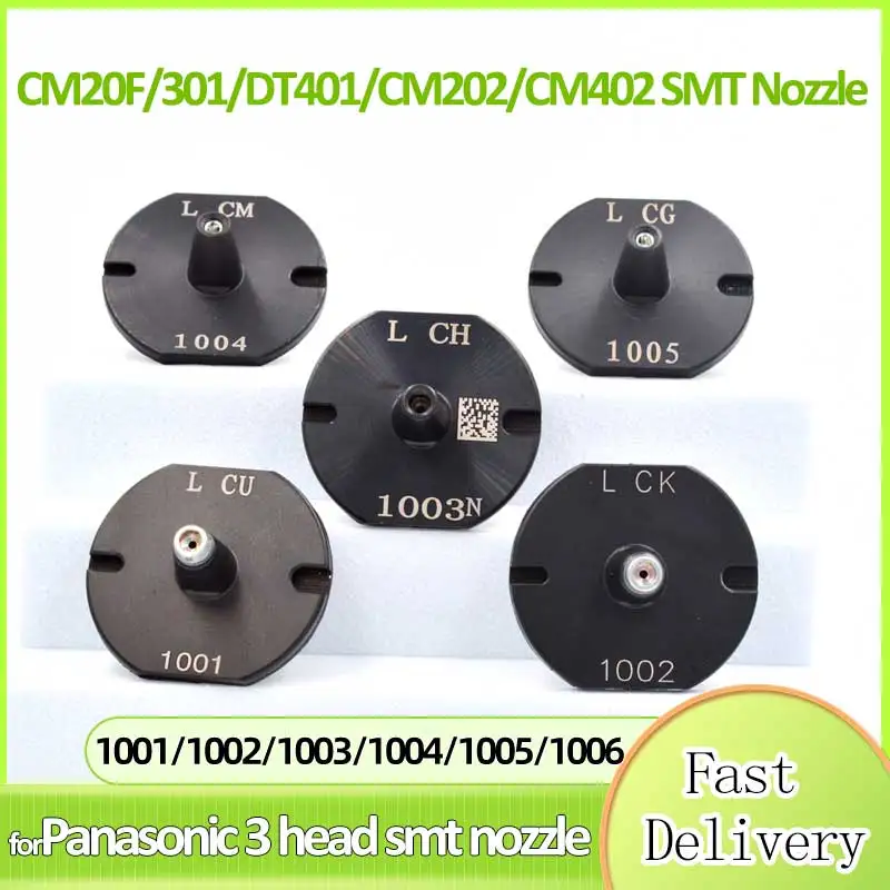 Hoge Kwaliteit Smt Nozzle Voor Panasonic 3-Head Smt Machine 1001 Nozzle 1003 1004 1005 Op Maat Gemaakte Cm20f/301 Dt401 Smt Accessoire