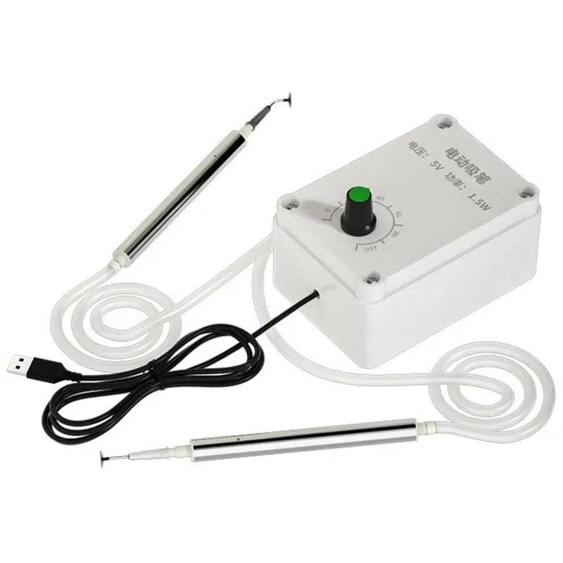 B23B Silicone Suction Tip Electric Vacuum Pen 1 Set, Portable Tool For IC Chips-Disassembly Tool-Specifically Designed