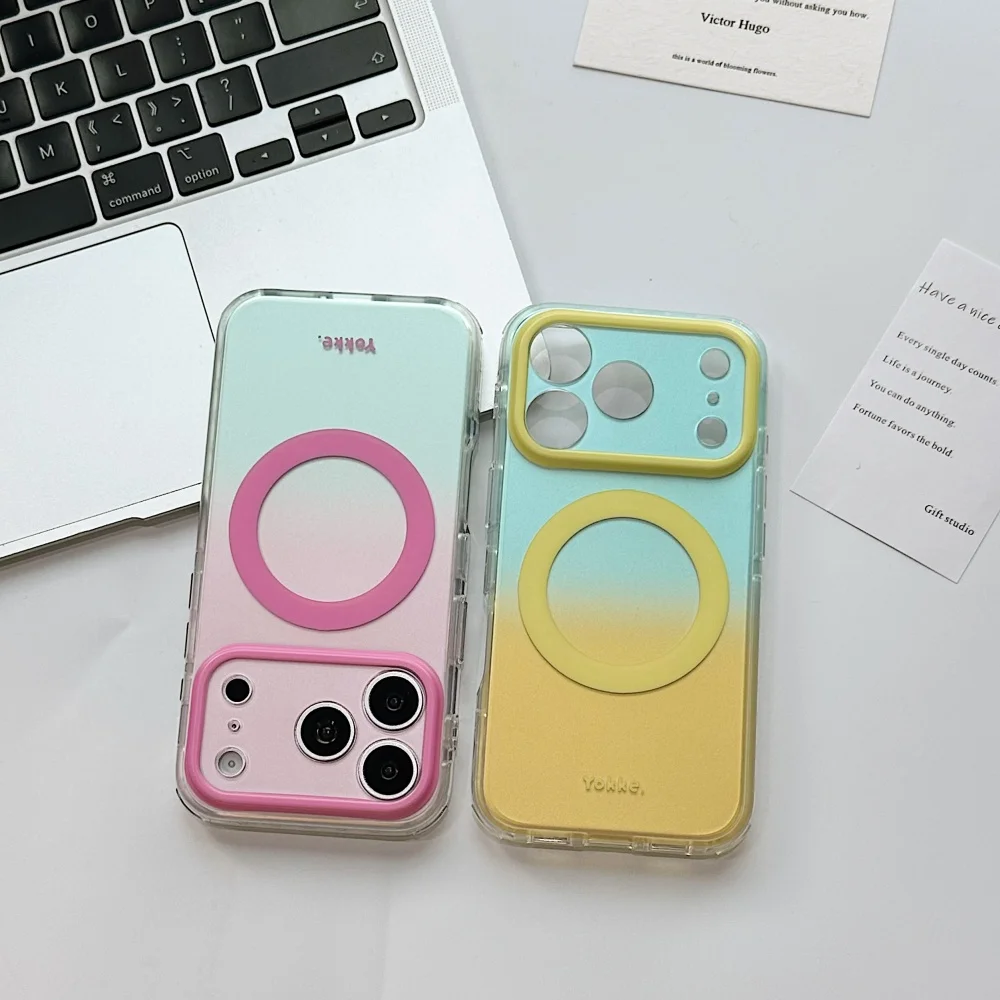Funda Protectora para Cámara Magsafe con Diseño de Caramelo de Moda para iPhone 17 16 15 14 Pro Max 17 16 Pro 15, Carcasa Antigolpes