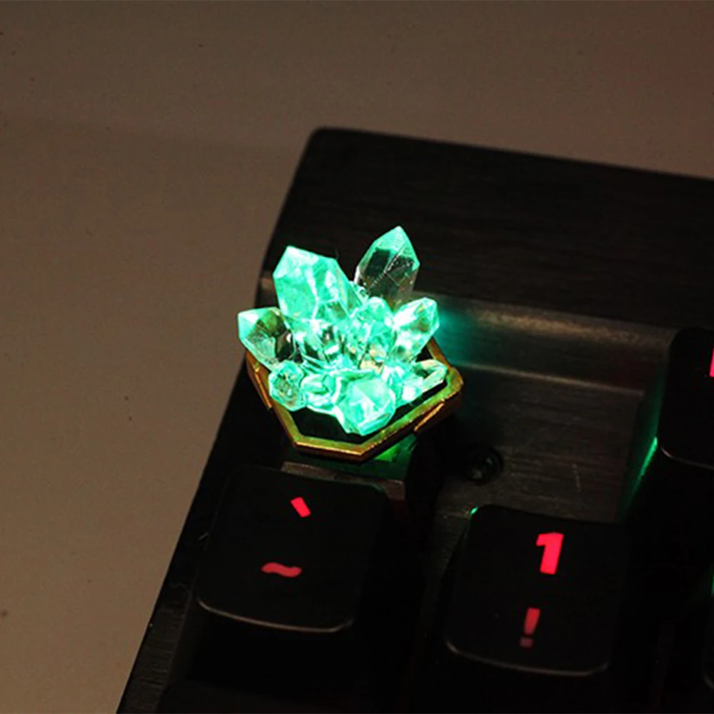 Starcraft Resin Keycaps Light Transmission Three-dimensional Hand-made Keycaps For Mechanical Keyboard Keycaps Customized Gifts