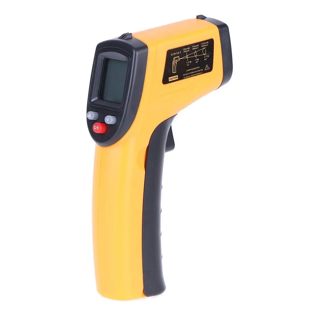Handheld Non-Contact Ir Infrared Thermometer Digital Lcd Laser Industrial Measurement Surface Temperature Meter Temperature Gun