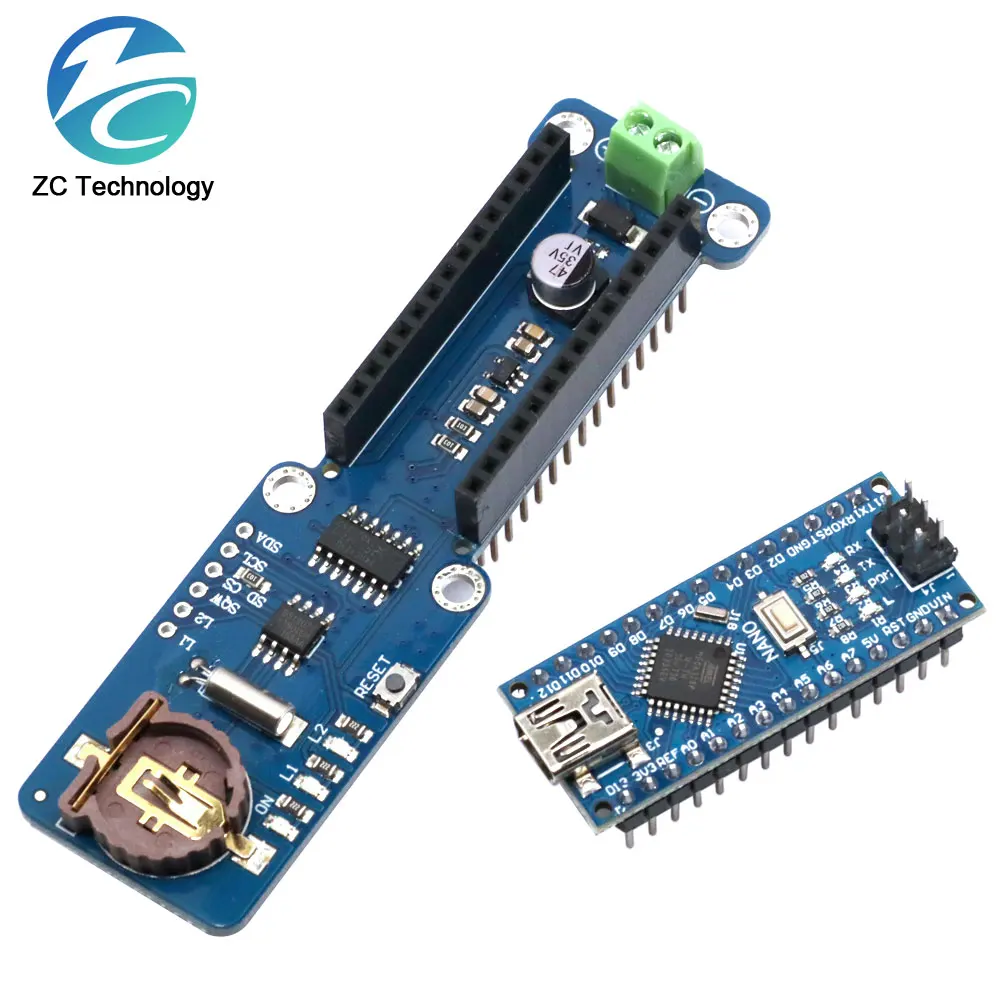 Nano Data Record Logging Shield Module For Arduino Nano Recorder Module 3.3V With SD Card Interface Module RTC Real Time Clock