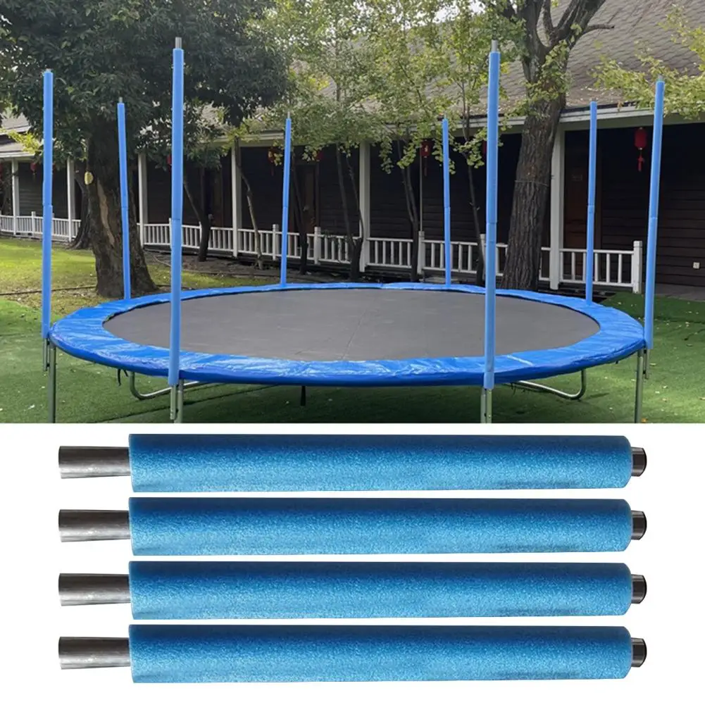 Trampoline Rod Replacement Trampoline Pole Replacement Trampoline Pole Anti-collision Foam Enclosure Rods Universal for Steel