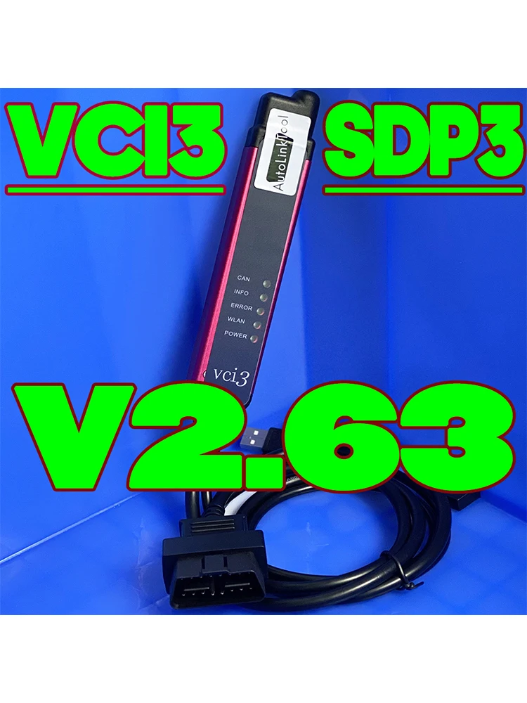 Laatste SDP3 2.63 Dongle Level Tool Autorisatie Licentie 2 Jaar Lang (Bussen, Trucks) Update Op De Laatste Datum Volledige Functies VCI3 OBD - afbeelding 2