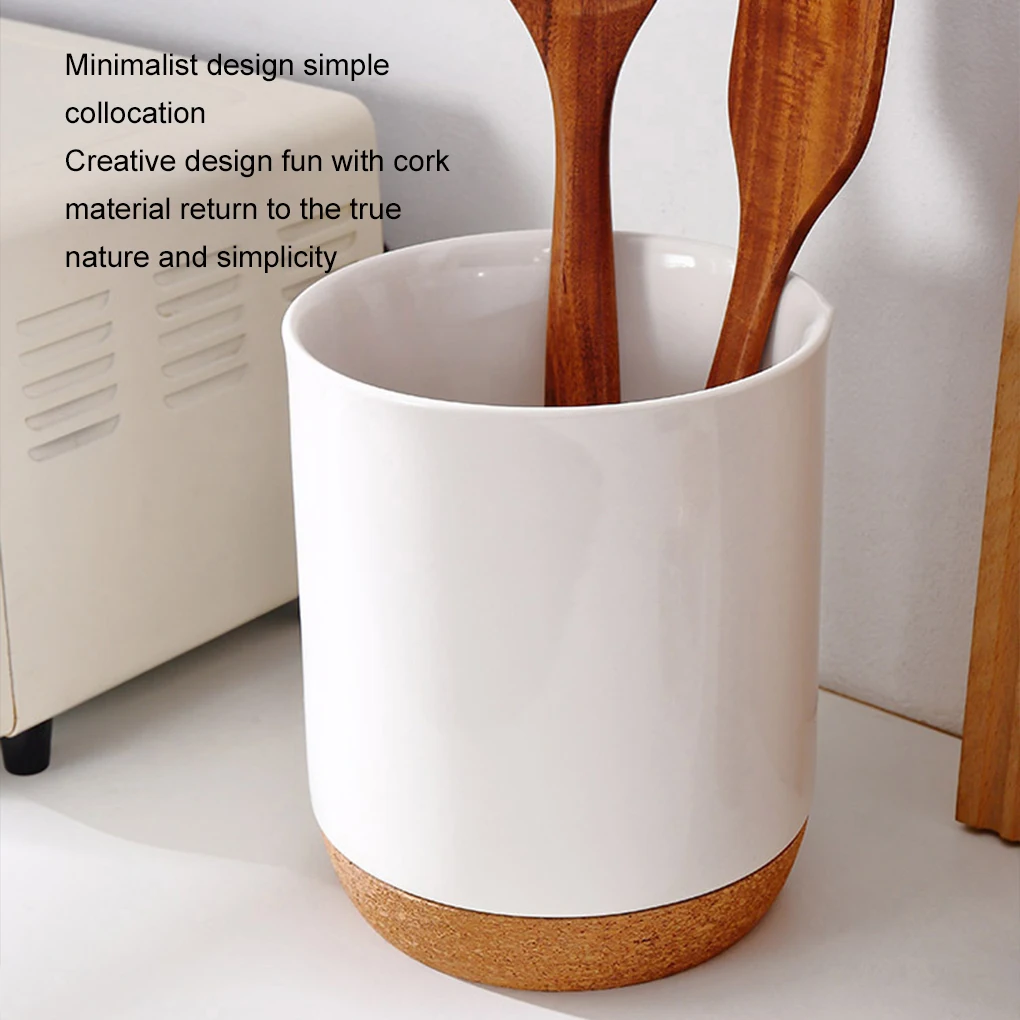 Kitchen Utensils Holder With Porcelain Delicate Texture Add Style To Kitchen Can Easily Put 10
