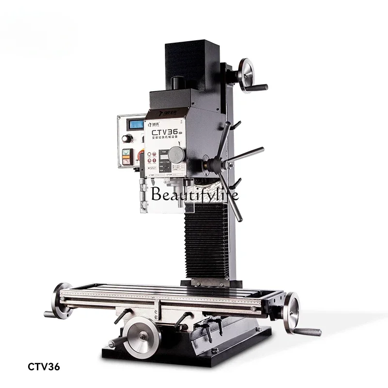 Ctv36 Mute Drilling and Milling Machine Household Continuously Variable Speed Table High Precision