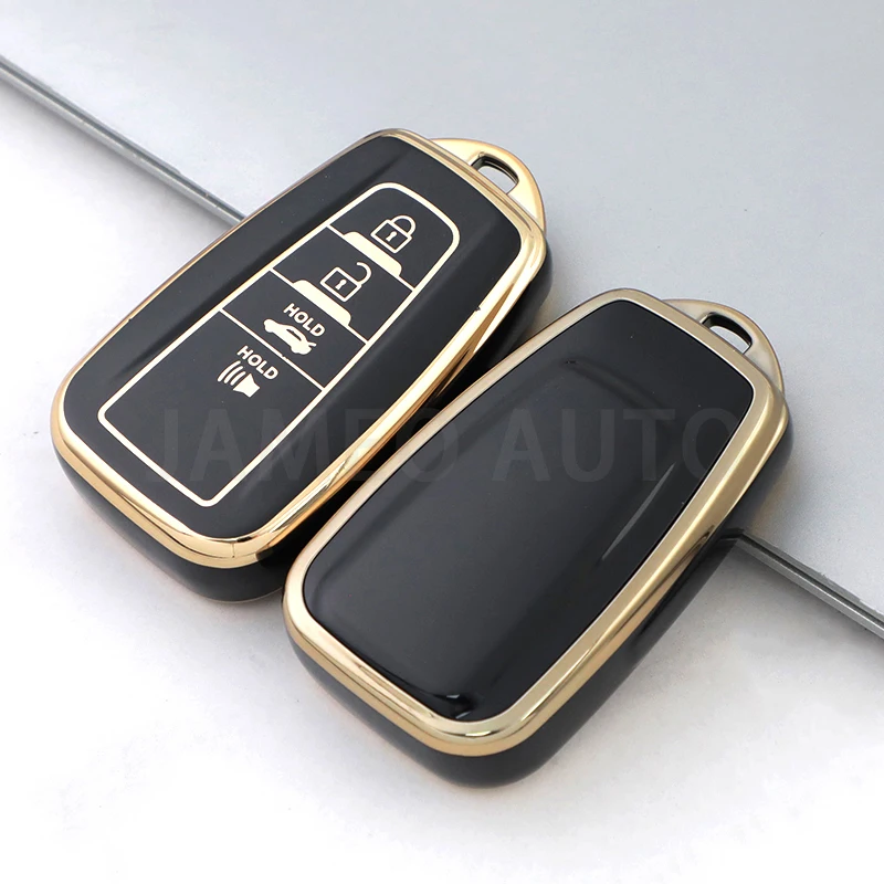 2 3 4 Buttons TPU Car Key Cover for Toyota Corolla Rav4 Camry 70 CHR Prado 150 Highlander Key Case Holder Accessories Fob