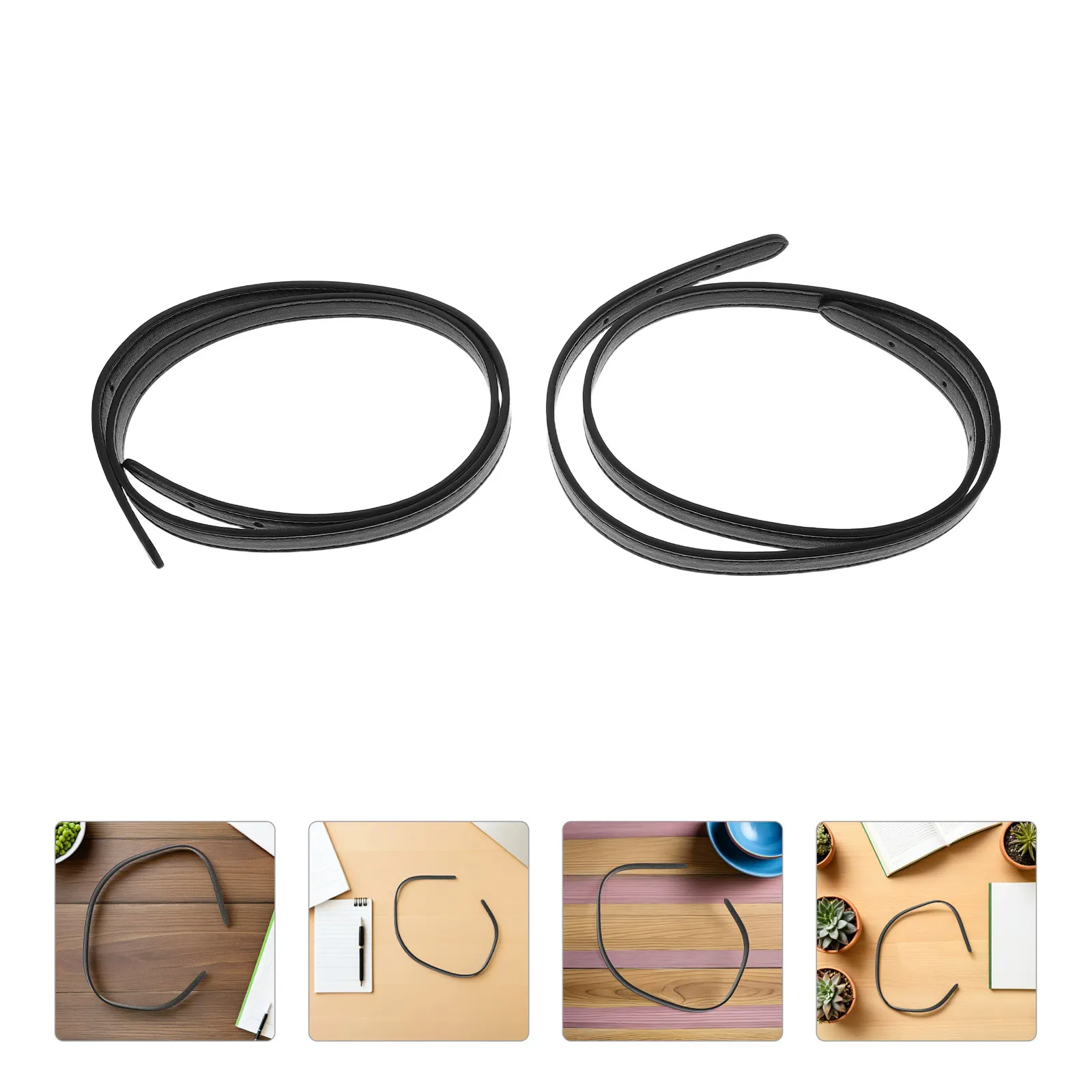 

2Pcs Tote Bag Handle Strap Replacement Versatile Stylish Shoulder Strap for Handbag Purse Crossbody Bag DIY Making Supplies