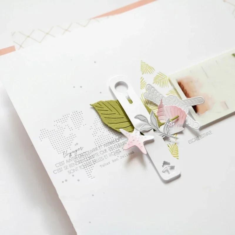 

Mmao Craft metal cutting dies cut die mold Bookmark labels Scrapbook paper craft knife mould blade punch stencils dies