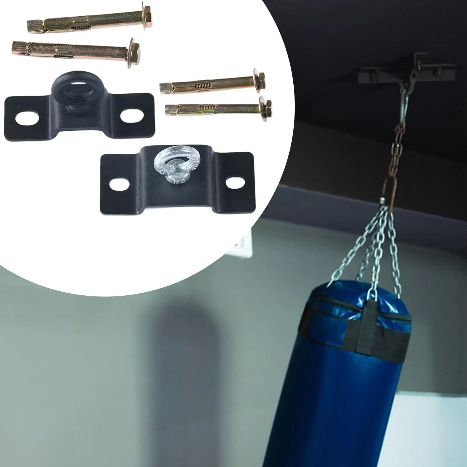 Boxing Training Wall Ceiling Mount Steel Hanger Heavy Duty Support Rack for Home Gym Punching Bags