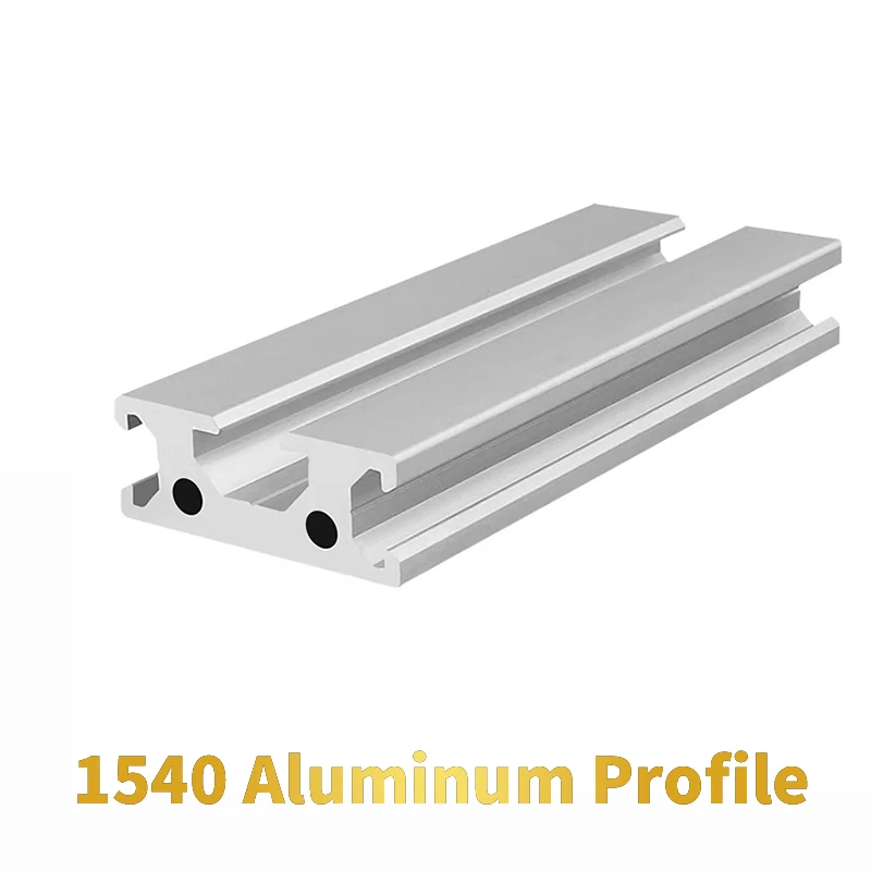 2PCS 1540 Aluminum Profile 3-Slot Extrusion Frame 100-550mm Anodized Linear Rail for CNC 3D Printer Workbenc Engraving Machine