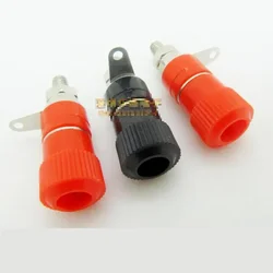 5pairs/lot JS-919 Binding Post Amplifier Board Terminal 4mm Banana Type Female Socket Plug For Instrumentation Devices