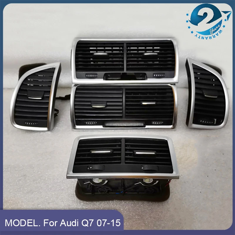 1PCS For Audi Q7 4L 2007-2015 OEM Used Original Front Rear Panel Dash Louver Air Conditioner Vent A/C Outlet Front Rear Side