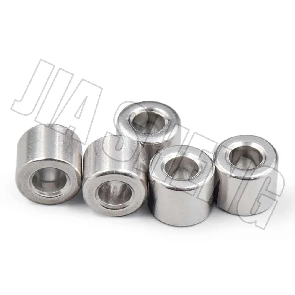 304 스테인리스 스틸 M6 M8 나사 없는 스탠드오프 스페이서 부싱 와셔 원형 중공 가스켓 슬리브 길이 2 3 4 5 6 7 8 9 10 ~ 20mm