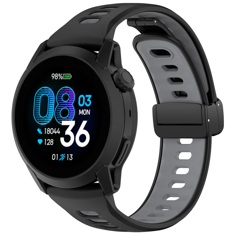 22mm Watch Strap For Garmin Venu 4 3 2 Silicone Magnetic Band For Forerunner 570 970 265 255 Music Bracelet Vivoactive 4 Correa