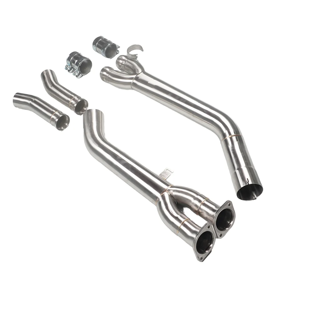 

For for BMW X3M X4M 3.0T 2019-2021 S58 3.0T Stainless Steel 89mm Mid Pipe Header Manifold New Condition