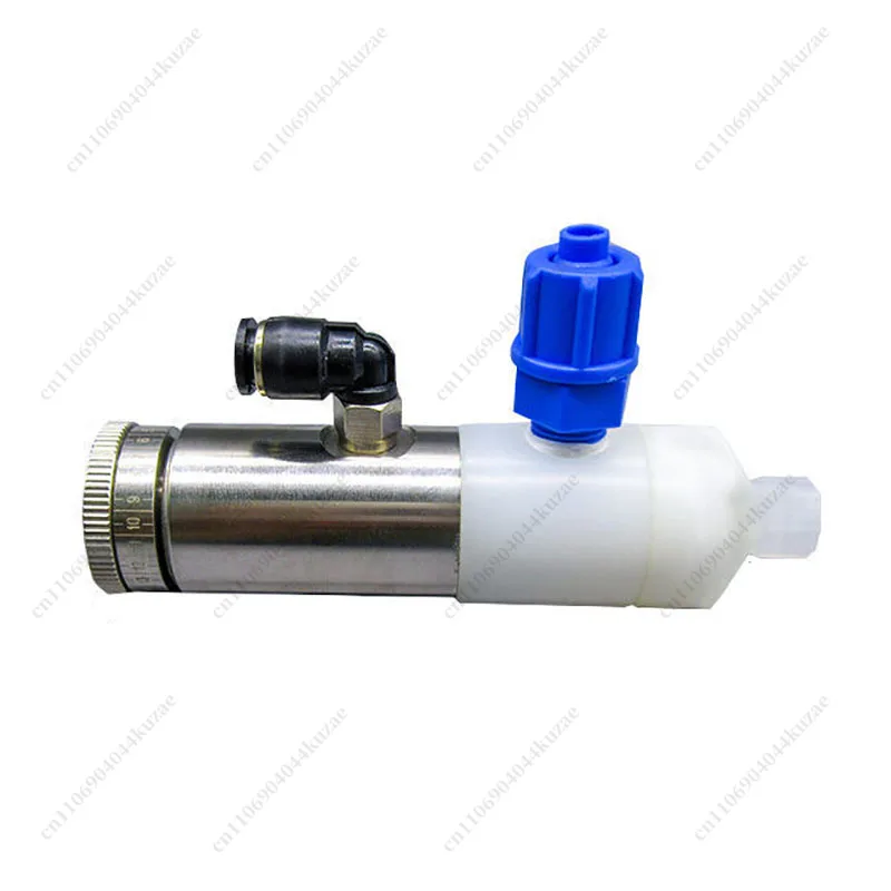 Precision Thimble Dispensing Valve, Metal Screw Thread Type Glue Valve for Dispensing Machines