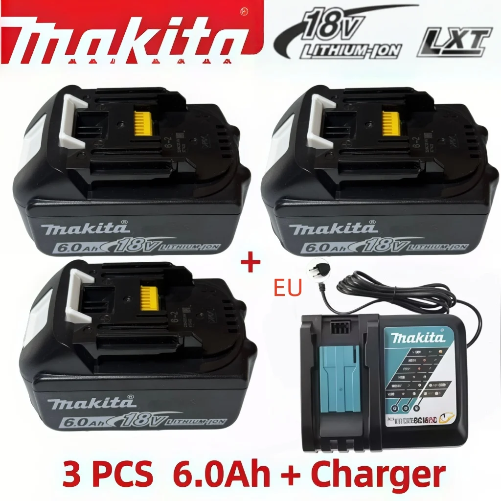 

Factory Authentic Makita 18V 3Ah 6Ah 9Ah Lithium Battery Suitable for BL1820B BL1830 BL1860 Workshop Tools
