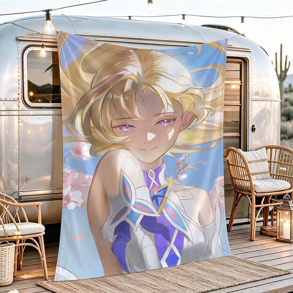 Nicole Reeyn Game Genshin flag Tapestry Room Decoration Wall Hanging Aesthetic Bedrooms Advertising Banner