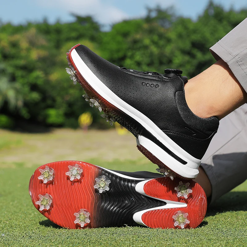 

New Men's Golf Shoes MDSNEC-CON, rubber non-slip sole, microfiber upper, new, super cool wear, bag, universal in all seasons, fi