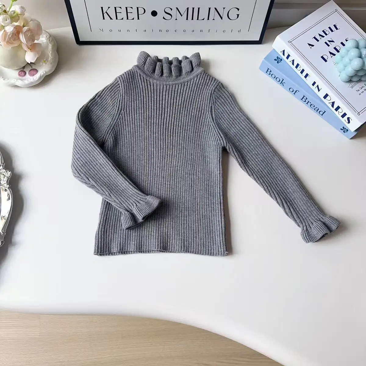 الشتاء 2-7 سنوات الفتيات سترة فستان 2026 جديد سميكة سترة القطن البولكا نقطة الدافئة أكمام فستان الدانتيل وسترة 90-140 سنتيمتر #6