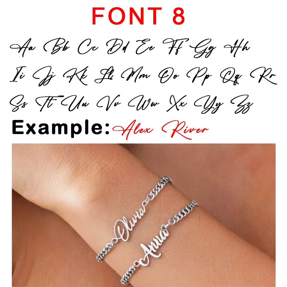 Women's Custom Nameplate Bangle Bracelet, Stainless Steel