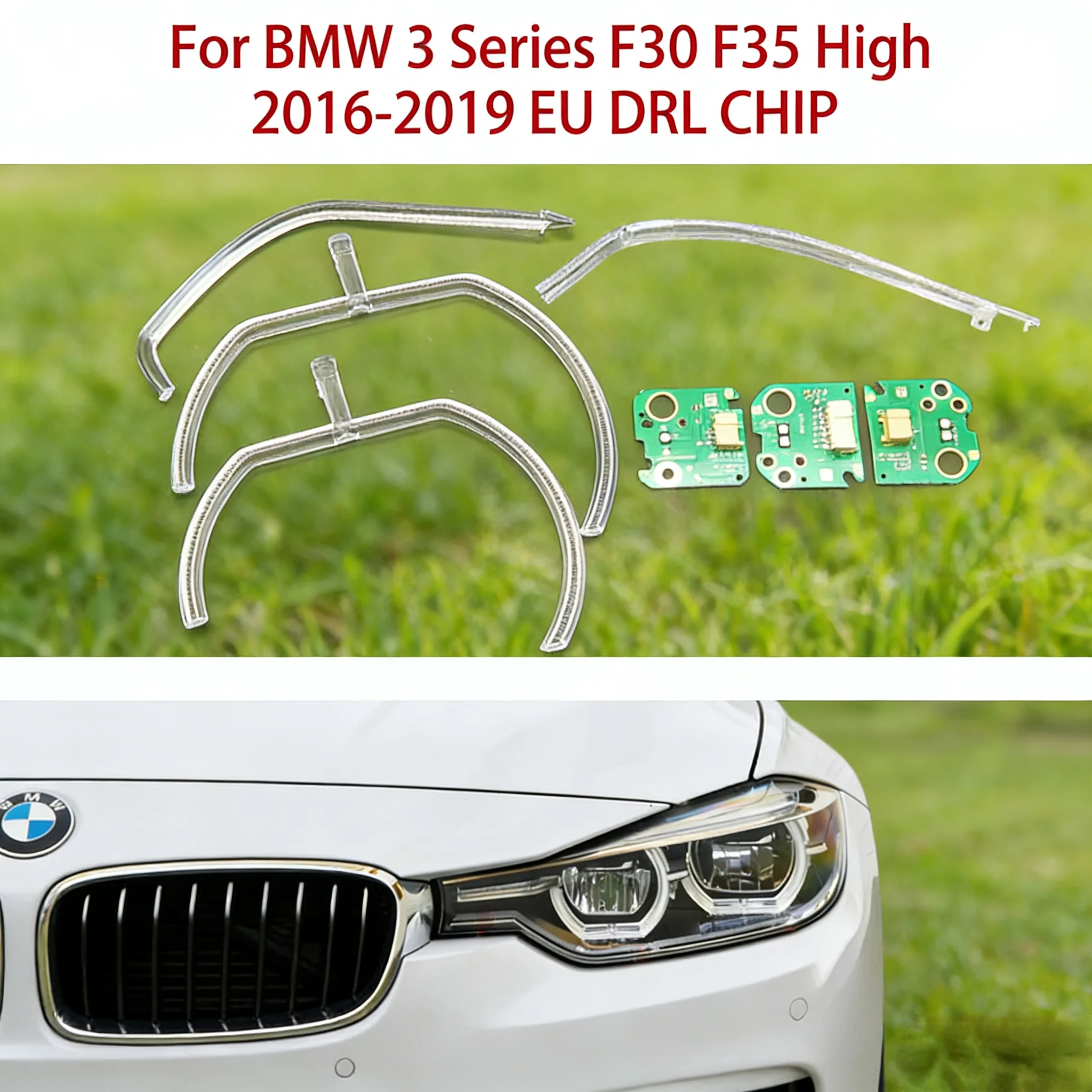 

Angel Eye Chip For BMW 3 Series Car Headlights DRL CHIP F30 F35 16-2019 Ballast Conduit Strip White LED EU Daytime Running Light