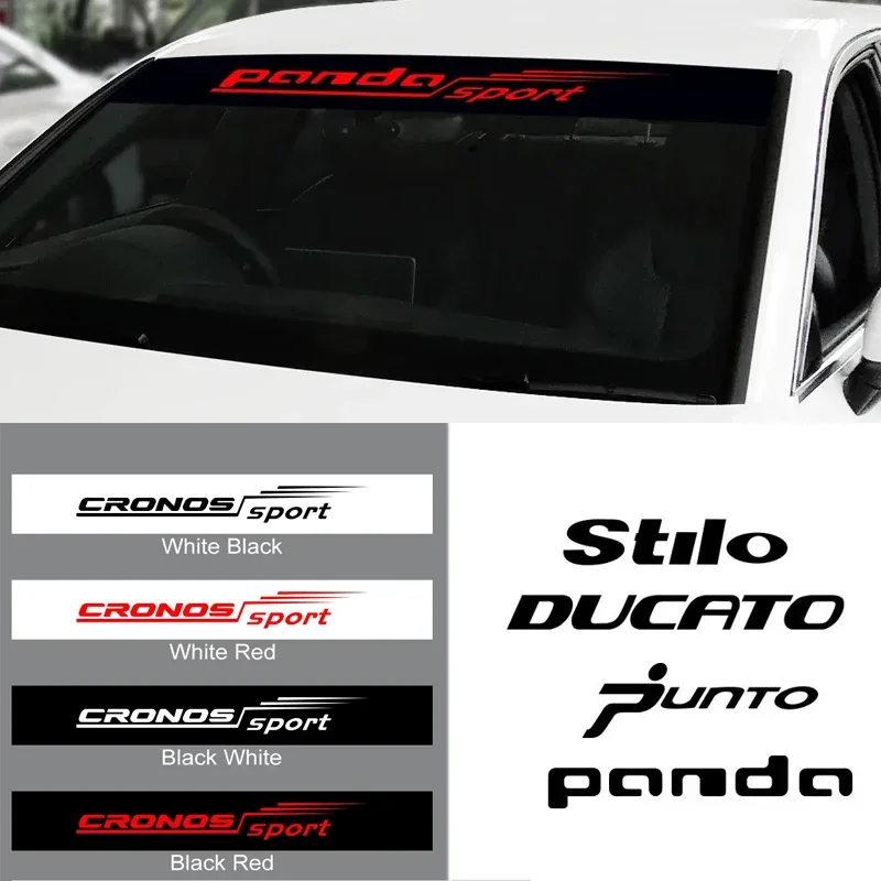 Waterproof Front Windshield Sticker For Fiat UNO STILO TIPO 124SPIDER ABARTH ALBEA CRONOS DOBLO DUCATO MOBI SEDICI TORO UNO