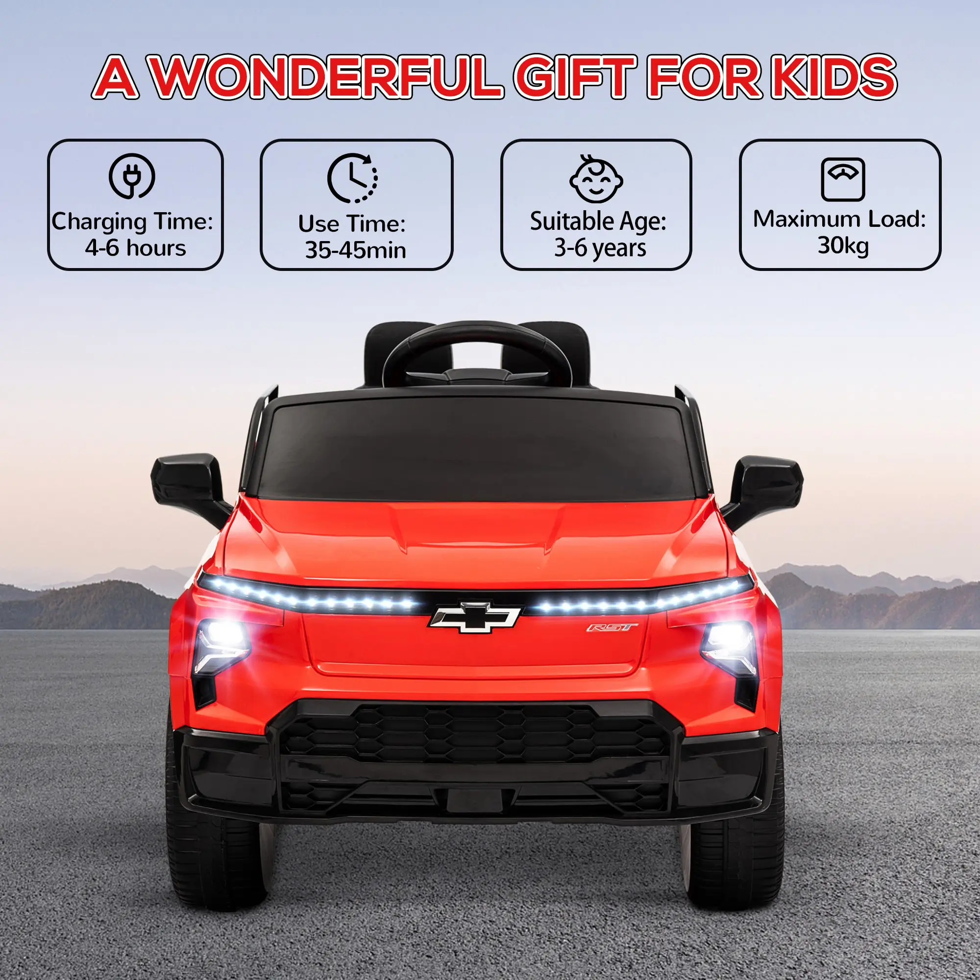 รถยนต์ไฟฟ้าสำหรับเด็ก 12V พร้อ - Kids Outdoor Electric Car บทวิจารณ์และราคา