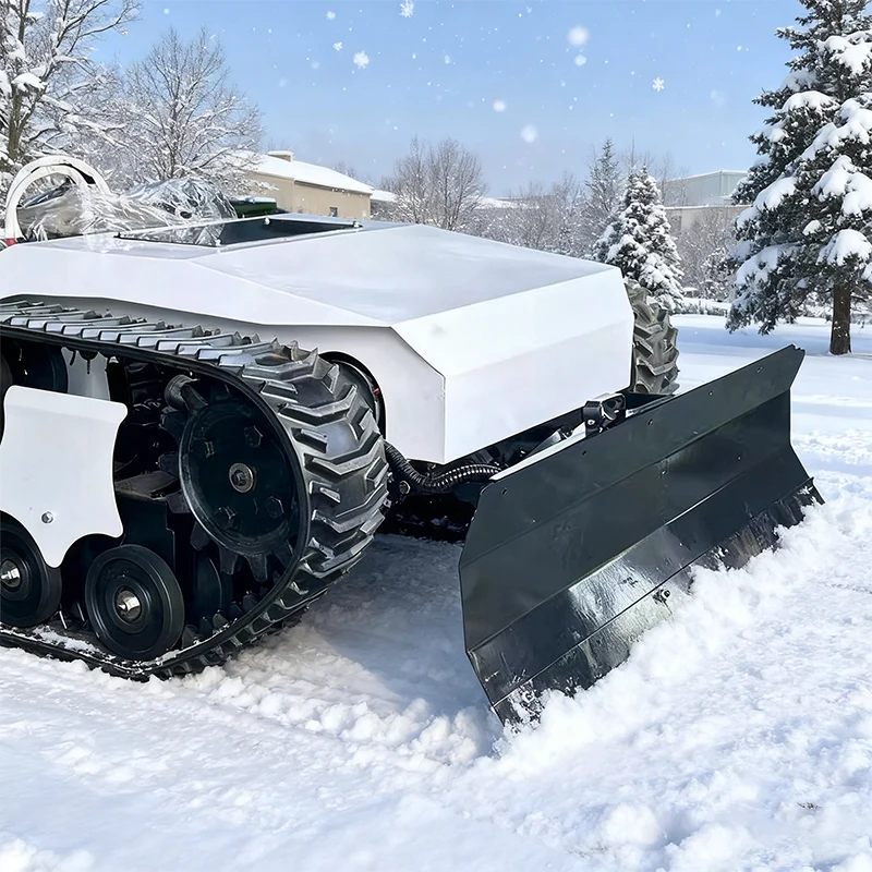 الجملة محراث الثلج بالطاقة قاذف الثلج مكنسة الثلج متعددة الوظائف لتنظيف الطرق #2