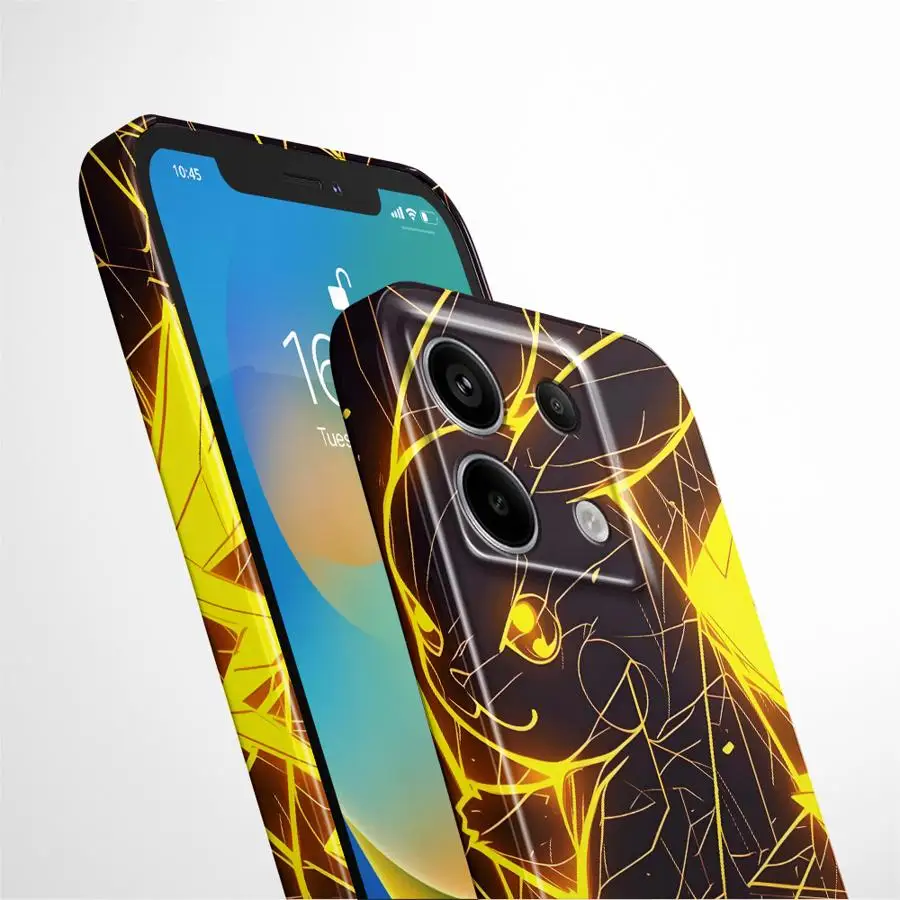 حافظة بيكاتشو رائعة لهاتف Xiaomi Redmi Note 13 Pro Plus 10 14 Pro 10S 9S 12 9 11 12S 9T غطاء هاتف صلب