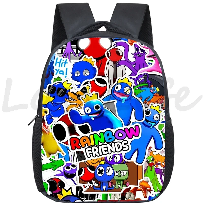 Kids Toddler Cartoon School Bag Rainbow Backpack Friends Kindergarten bag Children Boys Mini Mochila Book Storage Back Pack gift