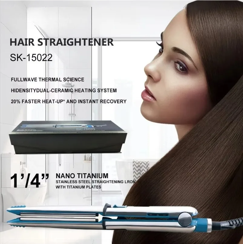 LJY     Straight Hair Comb, Straight Board, Clamp, No Damage To Hair, Automatic Curling Iron, Multifunctional Hair Styling Wand