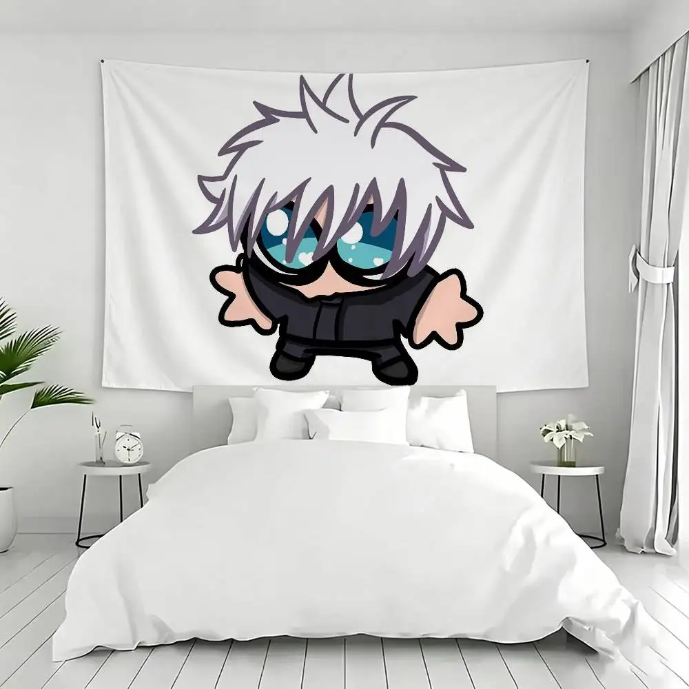 Jujutsu K-Kaisen G-Gojo Satoru Flag Outdoor Decorations for Bedrooms Home Decor Items Decoration Banners