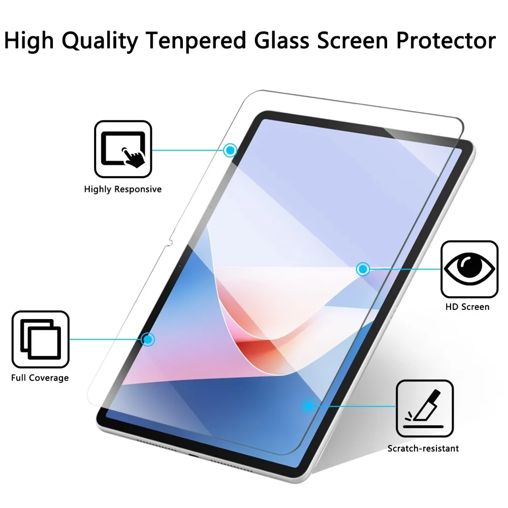 Full Coverage HD Clear Tempered Glass Film for Xiaomi Tablet 8/8 Pro Anti Scratch Screen Protector Films for Xiaomi Tablet 8 Pro