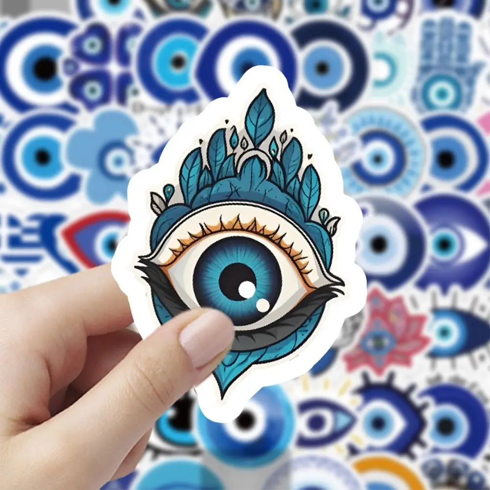 10/30/60/120PCS Evil Eye Sticker Cartoon Cool Graffiti Decoration Suitcase Helmet Skateboard Notebook Water Cup Waterproof Decal