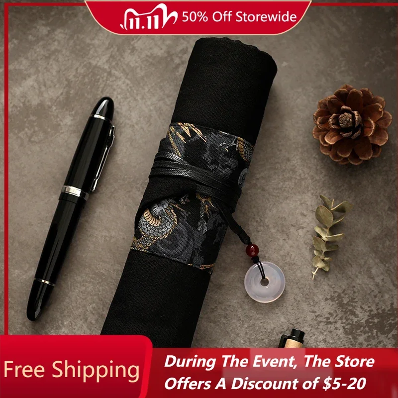 

15 шт., винтажный стиль, чехол для перьевой ручки, ниша, уникальный дизайн, литературная коллекция шариковых ручек, складной органайзер для еды, чехол для ручек