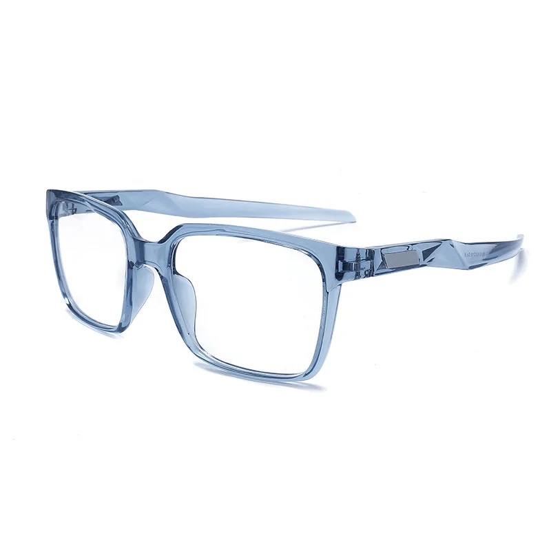 JMISUS Custom Men Prescription Sports Glasses TR90 Square Frame with Blue Light Filter Lenses for Computer Work and Screen Use