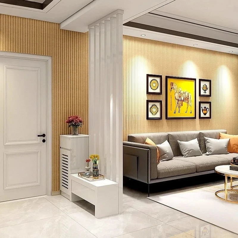Modern  Simple  White  Painted  Living Room Screen Partition Entrance Shoe Cabinet Foyer Decor Cabinet Customizable High Quality