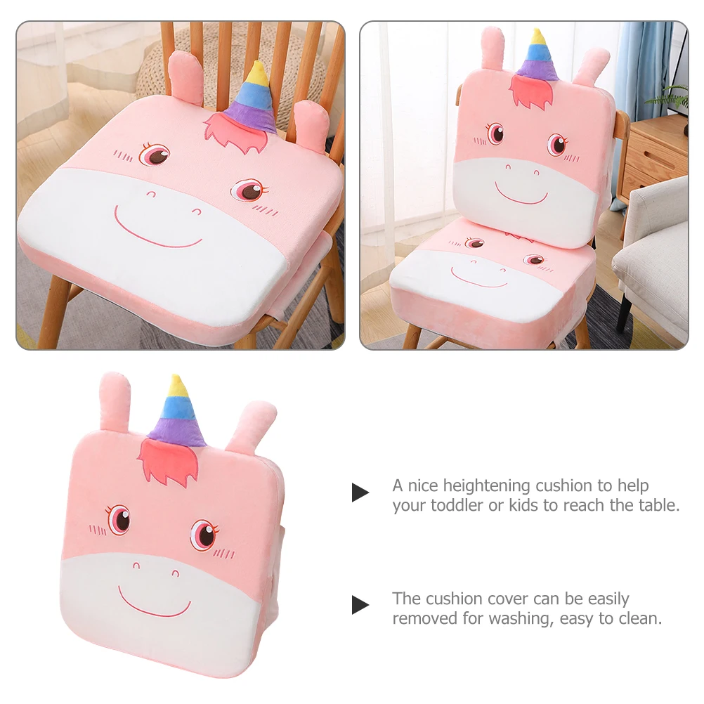 

Thick 5cm Booster Seat for Dining Chair Washable Pad Adjustable Height Non Slip Portable Kids Learning Gaming Chair Cushion