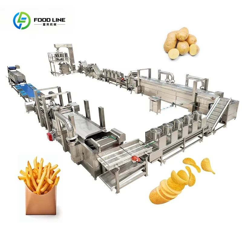 Máquina para fabricar patatas fritas Máquina para fabricar patatas fritas Máquina de informe de proyecto para patatas fritas y patatas fritas