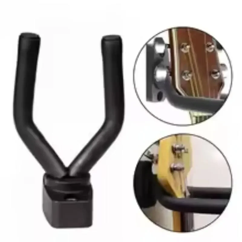 Universal Guitar Wall Hanger Mount, Space-Saving Hook for Electric & Acoustic Guitars with Screws - view 4