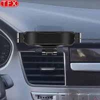 For Audi A8 D4 4H 2010-2017 Car Styling Mobile Phone Holder Air Vent Mount Gravity Bracket Stand Auto Modified Accessories
