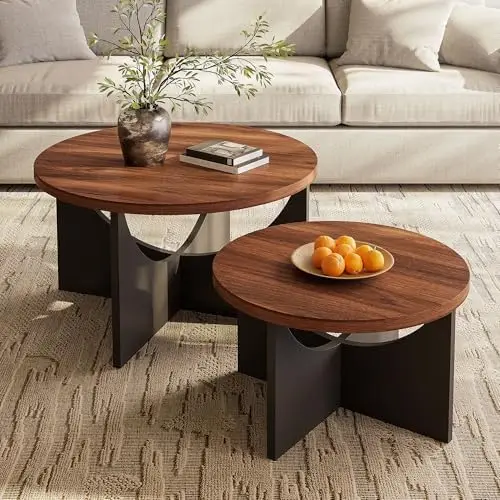 Nesting Coffee Tables Set of 2, 31.5