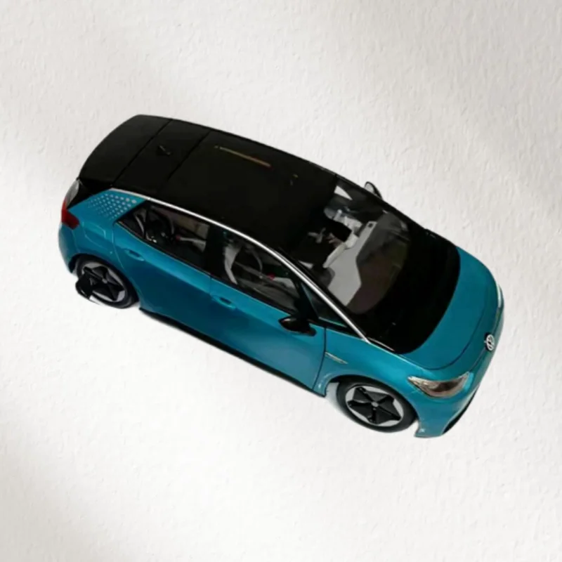 Diecast 1/18 Bilancia SAIC Volkswagen Modello In Lega di Auto SAIC Volkswagen ID3 Gioca Veicoli Giocattoli per I Ragazzi Regalo Scatola Originale