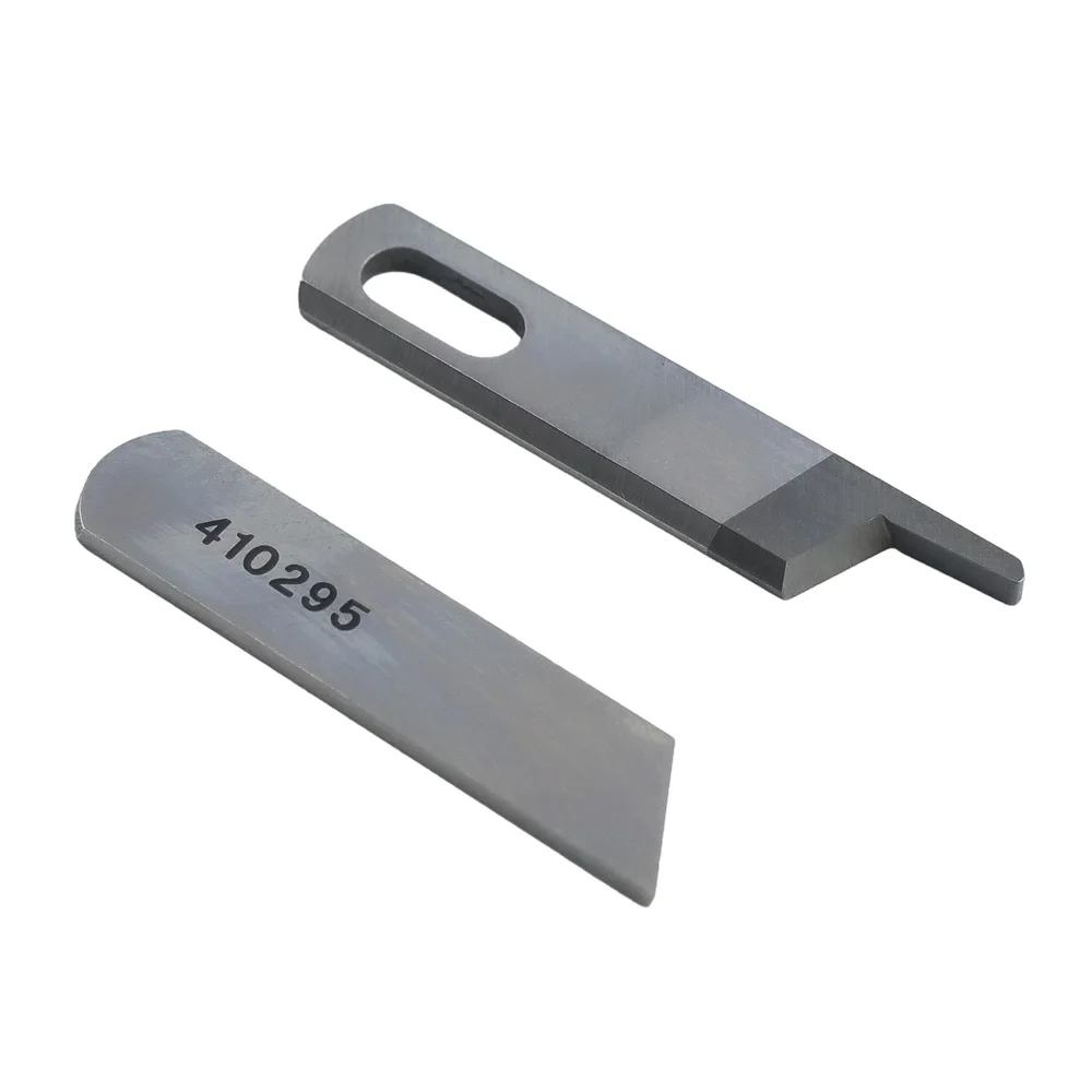 412585 410295 Upper + Lower Blade Fit Singer Serger Models 14U Series Sewing Machine Knife (2 Sets)