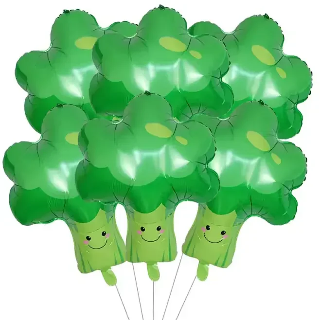 6/8 stücke Obst Ballons Erdbeere Avocado Folie Helium Ballon Wassermelone Orange Kaktus Ballon kinder Thema Party Dekoration – Detail 6