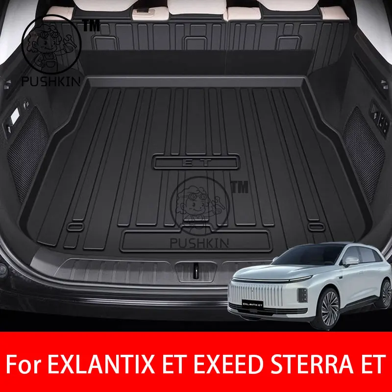 

For EXLANTIX ET EXEED STERRA ET 2024 2025 2026 TPE Durable Design Waterproof Luggage Mat Foot Pads Modely Trunk Mats Accessories