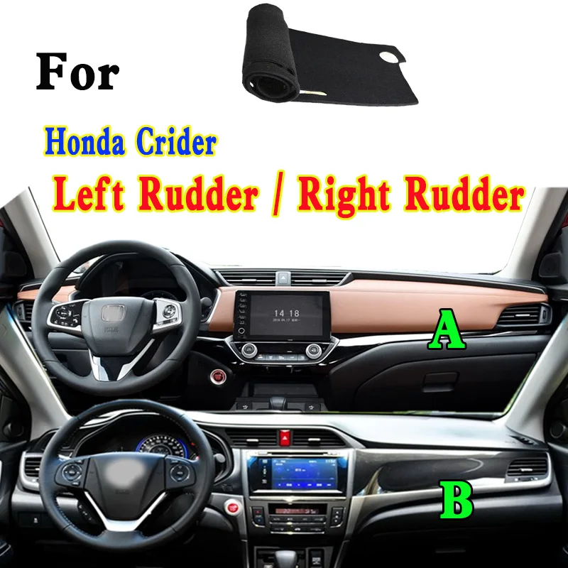 

For Honda Crider Envix GJ5 GJ7 FS1 FS4 Dashmat Dashboard Cover Instrument Panel Insulation Sunscreen Protective Pad Ornaments