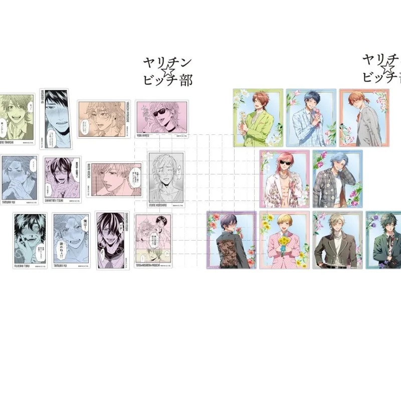 Yarichin ☆ Llavero Acrílico de B**** Club con Personajes de Takashi Tōno, Kentaro Yuri y Tōru Fujisaki, Colección de Accesorios de Anime, Adorno, Regalo para Amigos
